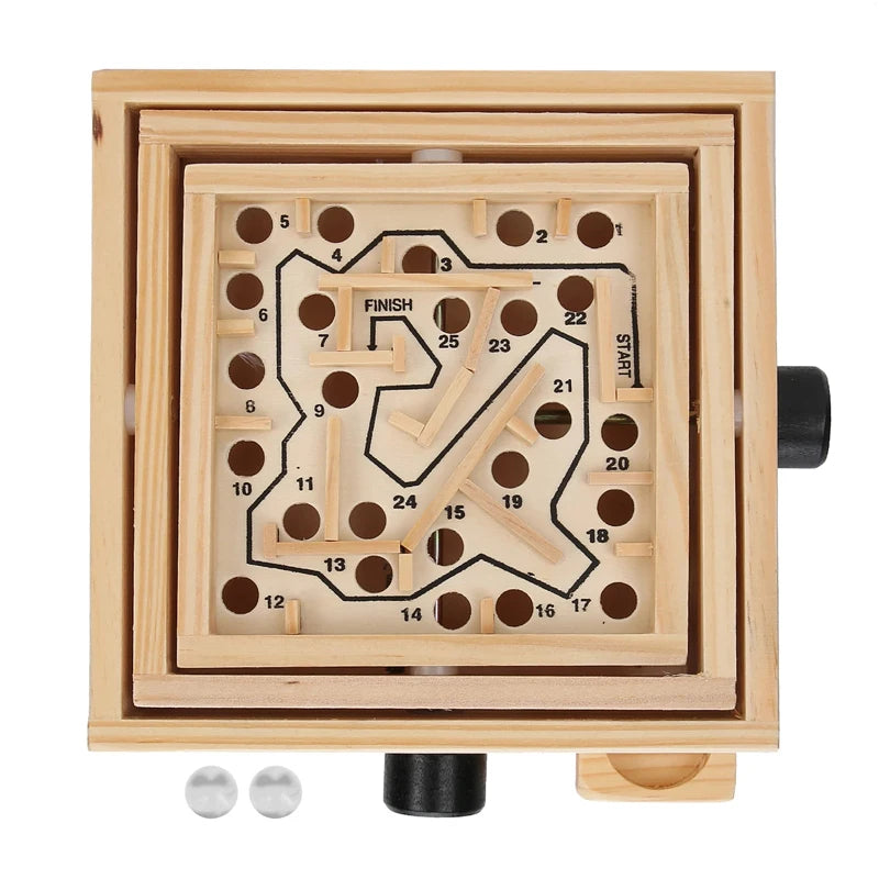 Juego De laberinto, laberinto De madera, rompecabezas para niños y adultos, juguetes IQ, Educación Montessori, coordinación mano-ojo, Juegos De Ingenio