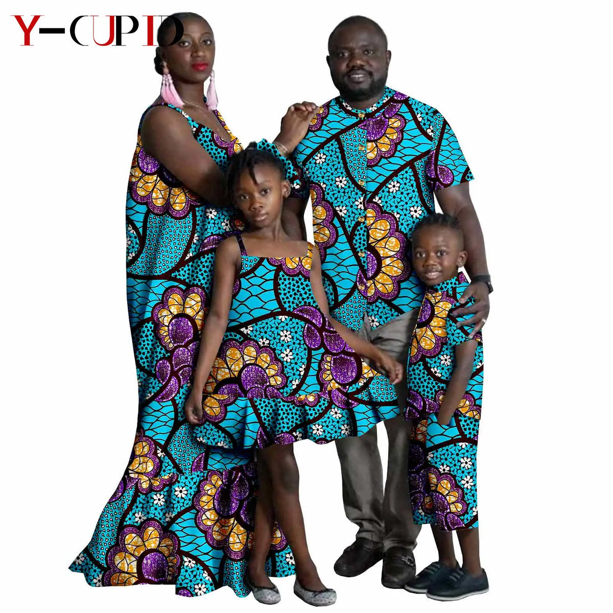 Vestido Dashiki Familiar Mujer Hombre Niños | Tico Trendy