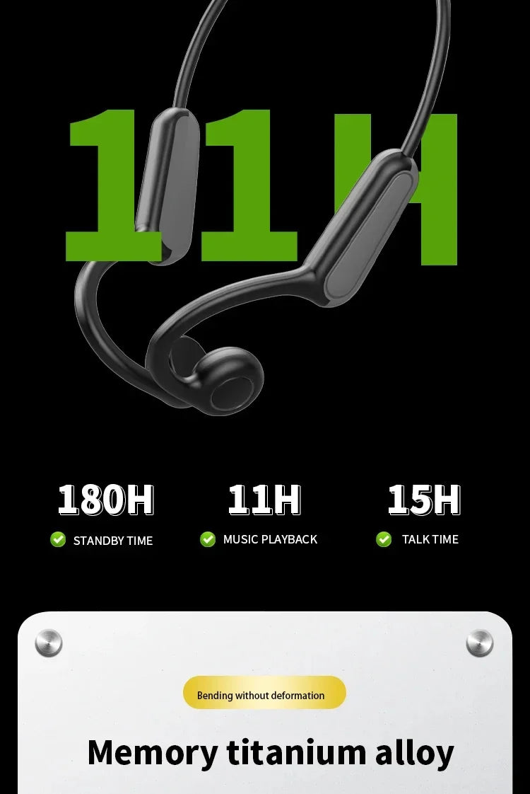 Auriculares SONY Conducción Ósea | Bluetooth 5.3 | Micrófono y Gancho para Oreja | Deportivos