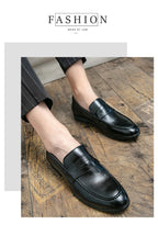 Zapatos de vestir para hombre, mocasines de cuero social, talla grande 48, zapatos de cuero casuales de negocios para hombre, zapatos clásicos de fiesta y oficina para hombre