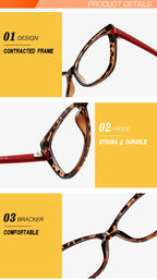 Montura Gafas Ojo Gato Lujo Personalidad | Protección Luz Azul Óptica Titanio Plástico