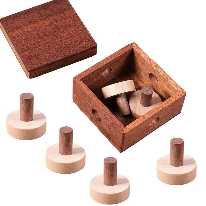 Caja de rompecabezas de madera para rizar imposible, rompecabezas muy difícil, juegos lógicos, juguetes educativos para niños y adultos, regalos novedosos