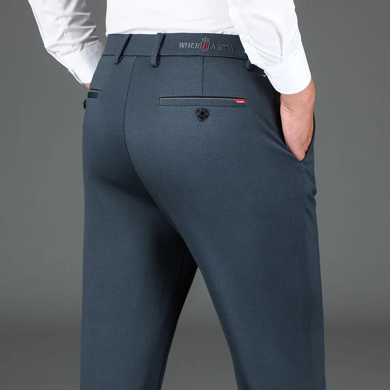 Pantalones de Traje para Hombre | Colores Negro, Azul Marino y Gris  | Ticotrendy