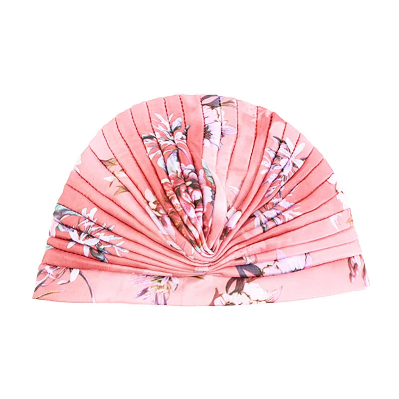 Turbante Hijab musulmán con estampado de volantes para mujer, gorro para envolver la cabeza, Hijab islámico árabe, abaya