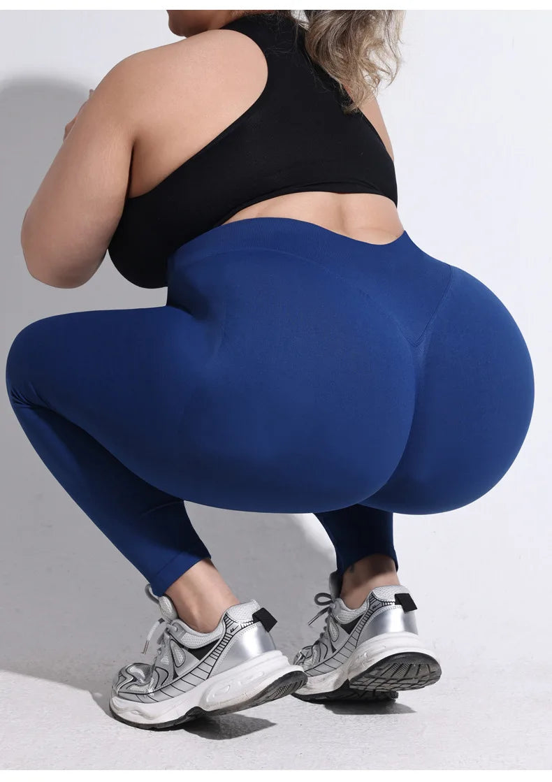 Pantalones de Yoga para Mujer | Tallas Grandes Sin Costuras | Secado Rápido Push-Up | Tico Trendy