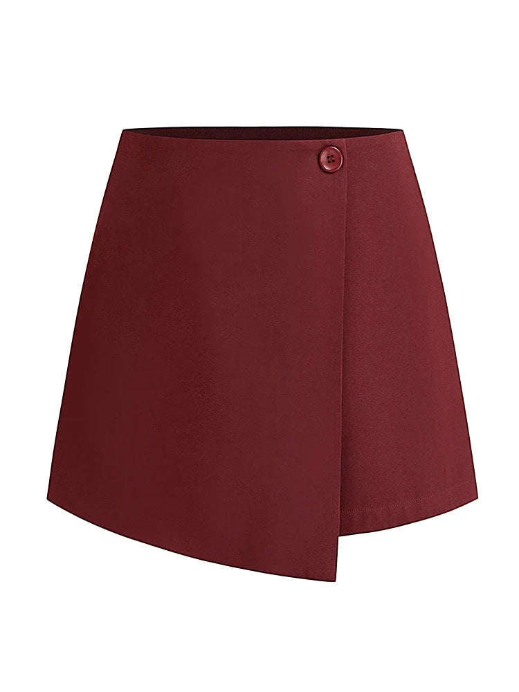 Mini Falda-Shorts Asimétrica | Estilo Elegante | Mujer