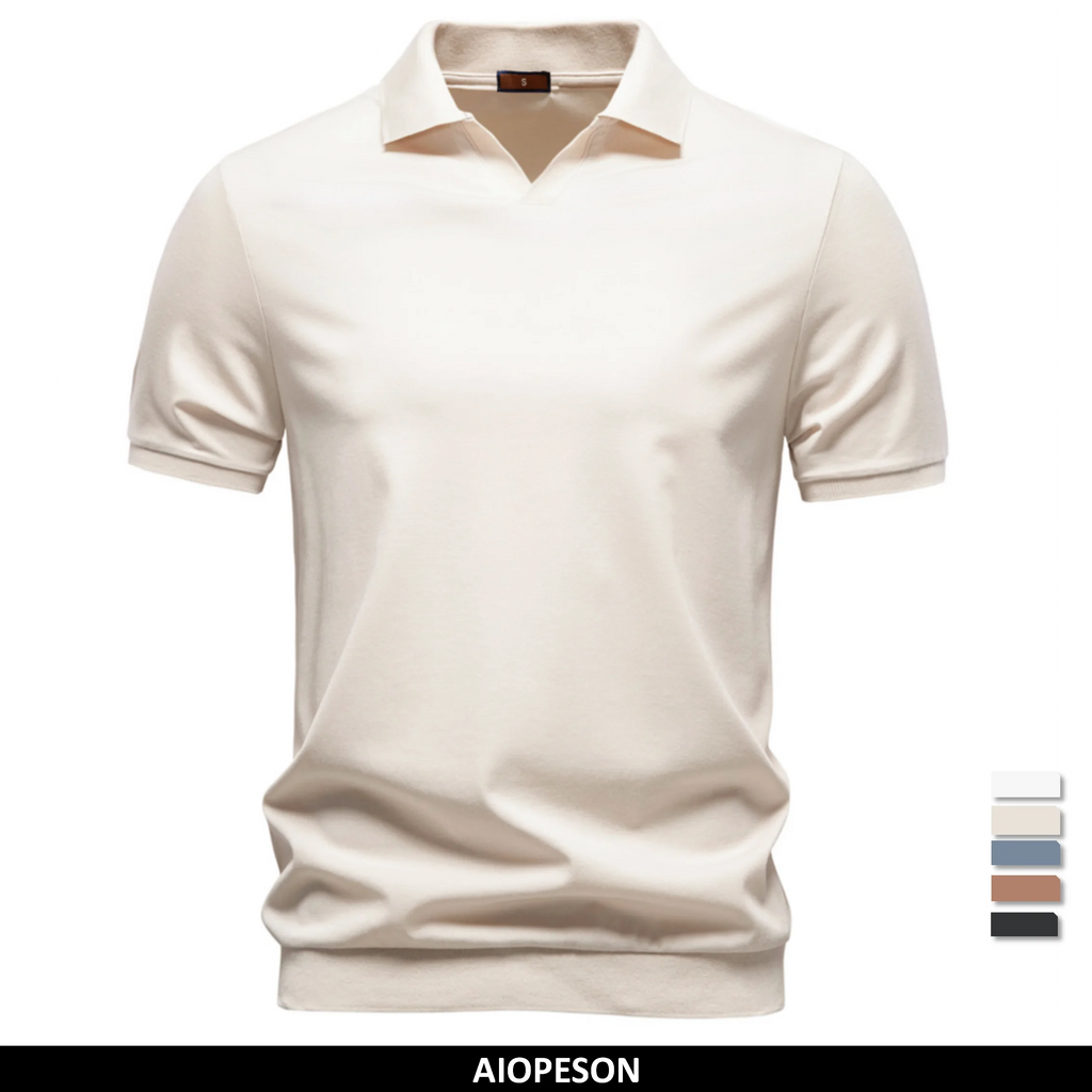 Polo Sedoso Transpirable Hombre | Estilo Elegante Fresco | Tallas S-XXL | Tico Trendy