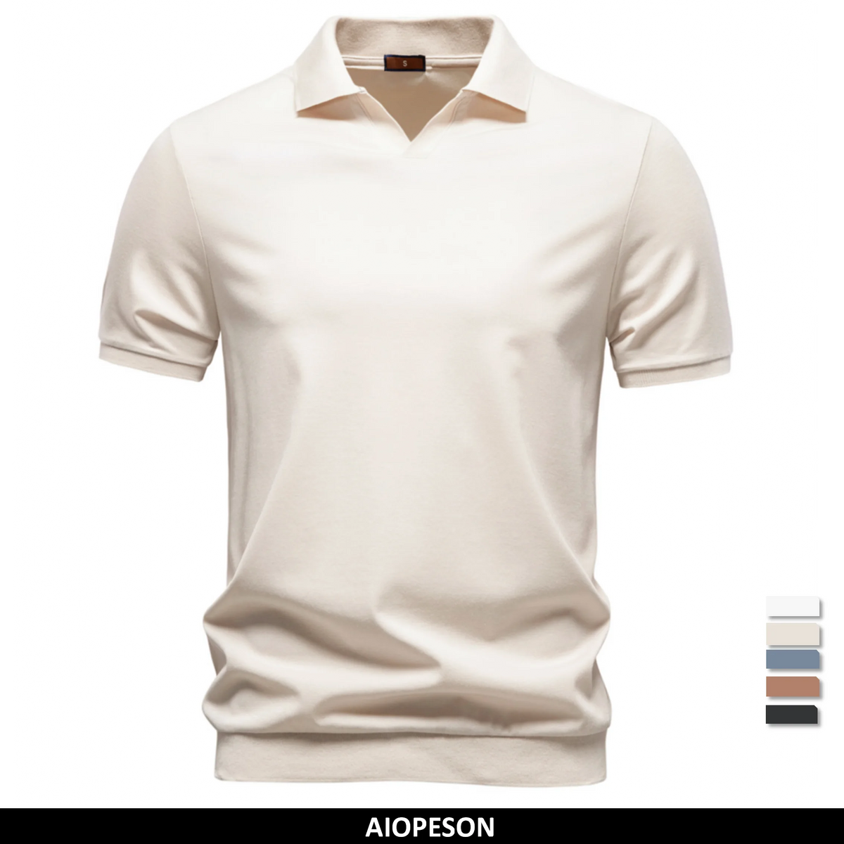 Polo Sedoso Transpirable Hombre | Estilo Elegante Fresco | Tallas S-XXL | Tico Trendy