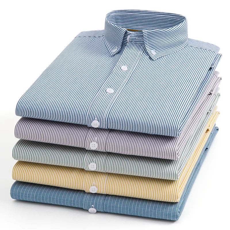 Camisa Rosa Pata de Gallo | 100% Algodón | Ajuste Formal | Top Clásico Hombre  | Ticotrendy