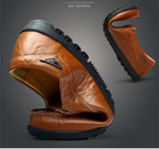 Zapatos Piel Genuina Hombre ∣ Transpirables Conducción ∣ Talla 37-46