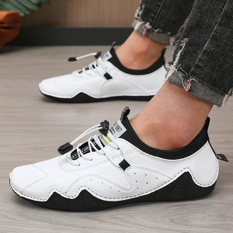 Mocasines Lujo Hombre ∣ Cuero Hechos a Mano ∣ Zapatillas Casual 2023