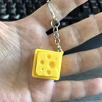 Teclado de queso Fidget llavero Clicker Fidget juguete sensorial alivio del estrés ansiedad TDAH descompresión regalos para niños adultos