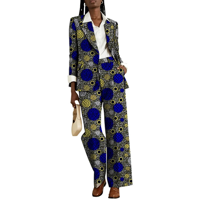 Traje Africano Blazer y Pantalón de Diseño Original