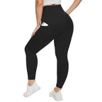 Leggings Yoga Talla Grande | Cintura Alta con Bolsillos | Levantamiento de Glúteos | Tico Trendy