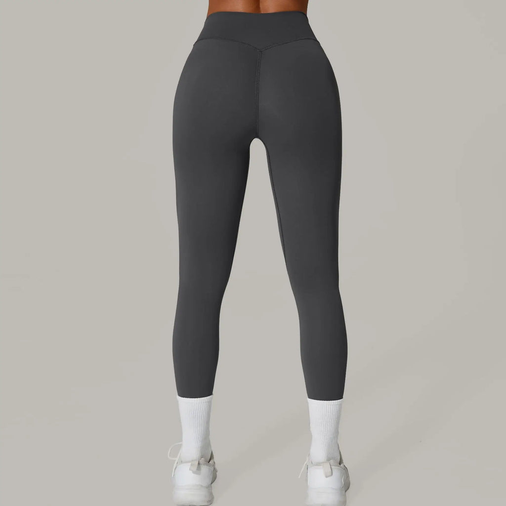 Pantalones de Yoga VEQKING | Pliegues Invisibles y Cintura Alta | Levanta Glúteos y Secado Rápido | Tico Trendy