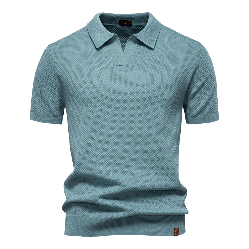Polo Transpirable Elástico Hombre | Manga Corta Ligero Verano | Tallas S-XXL | Tico Trendy