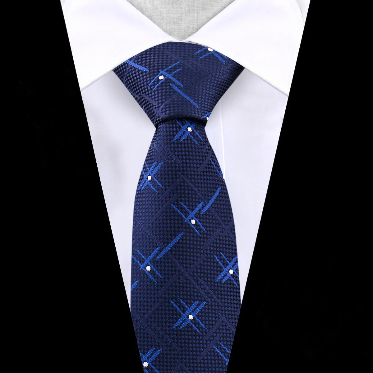 Corbata Jacquard De Poliéster Negocios Boda Accesorio De Moda