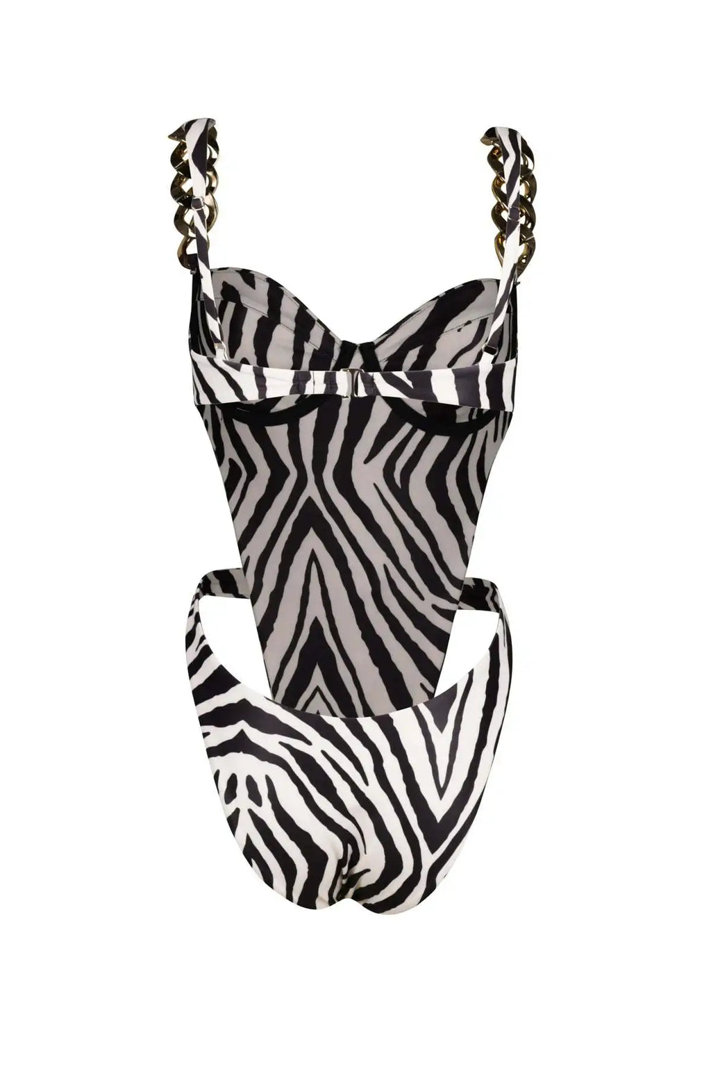 Traje De Baño Sexy Rayado Cintura Alta Playa Mujer Una Pieza