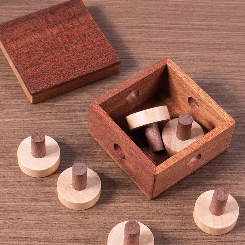 Caja de rompecabezas de madera para rizar imposible, rompecabezas muy difícil, juegos lógicos, juguetes educativos para niños y adultos, regalos novedosos