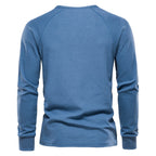 Camiseta Manga Larga Básica Hombre | Transpirable Color Sólido | Tallas S-XXL | Tico Trendy