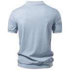 Polo Tencel Premium Color Sólido Hombre | Suave Transpirable | Tallas S-XXL | Tico Trendy