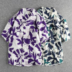 Camisa Hawaiana Hombre | Estampado Floral | Tela Seersucker | Manga Corta
