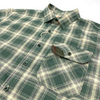 Camisa Cuadros Hombre | Algodón 100% | Estilo Retro Japonés | Manga Corta | Ticotrendy Costa Rica