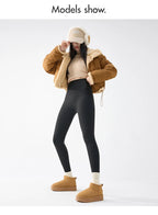 Leggings Térmicos Tiburón Polar Fino | Slim Fit Cintura Alta | Glúteos Sin Costuras Sexy