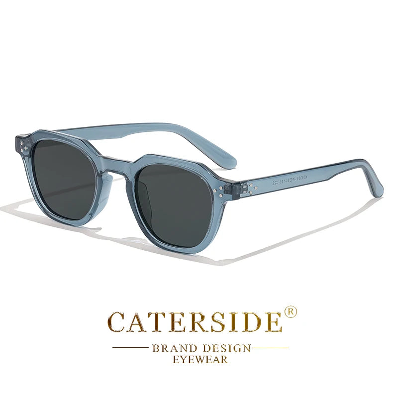 Gafas de Sol Polarizadas CATERSIDE | Montura Poligonal TR90 Ultraligera | UV400