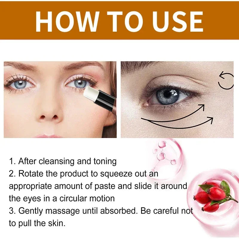 Crema Instantánea Para Bolsas De Ojos | Retinol Antiarrugas Colágeno | Reafirmante Unisex