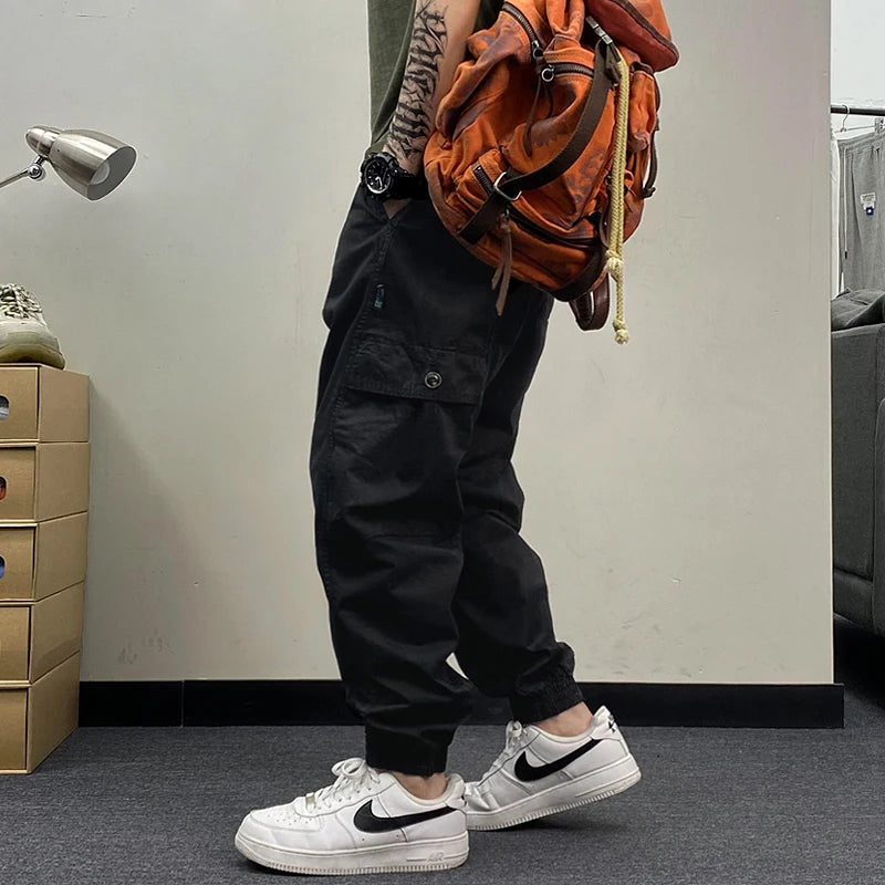 Jogger Cargo Hombre | Estilo Hip Hop | Algodón Elástico | Ticotrendy