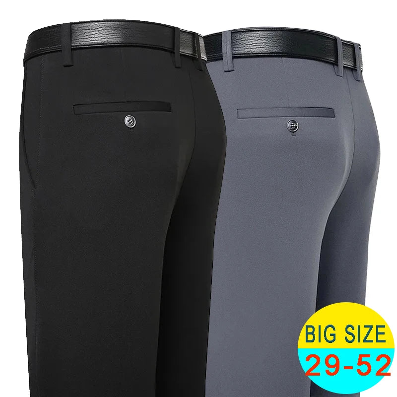 Pantalones de Negocio para Hombre | Talla Grande y Elásticos | Estilo Clásico y Golf | Ticotrendy