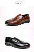 Mocasines de Cuero para Hombre | Talla Grande 48 | Clásicos para Fiesta y Oficina | Tico Trendy