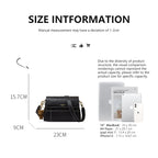 Marca LAORENTOU, bolso cruzado de cuero genuino para mujer, bolso femenino con correa ajustable para el hombro para Otoño e Invierno 2025