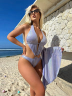 Bikini Brillante de Dos Piezas - Para Brillar en la Noche en la Playa