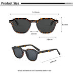 Gafas de Sol Polarizadas Caterside | Montura Cuadrada de Acetato | Nueva Actualización