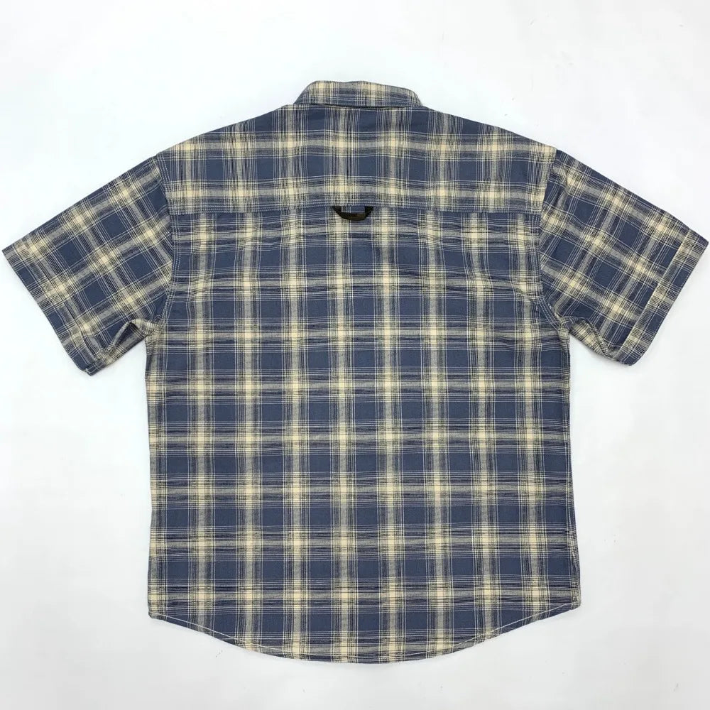 Camisa Cuadros Hombre | Algodón 100% | Estilo Retro Japonés | Manga Corta | Ticotrendy Costa Rica