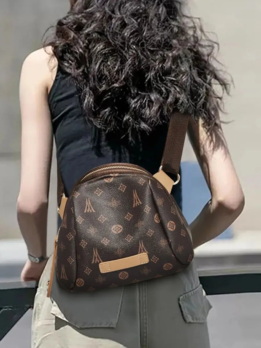LAORENTOU bolso cruzado de concha de PVC para mujer, bolso de hombro informal grande a la moda para chica, bolso de viaje, regalo para esposa, novia, 2025