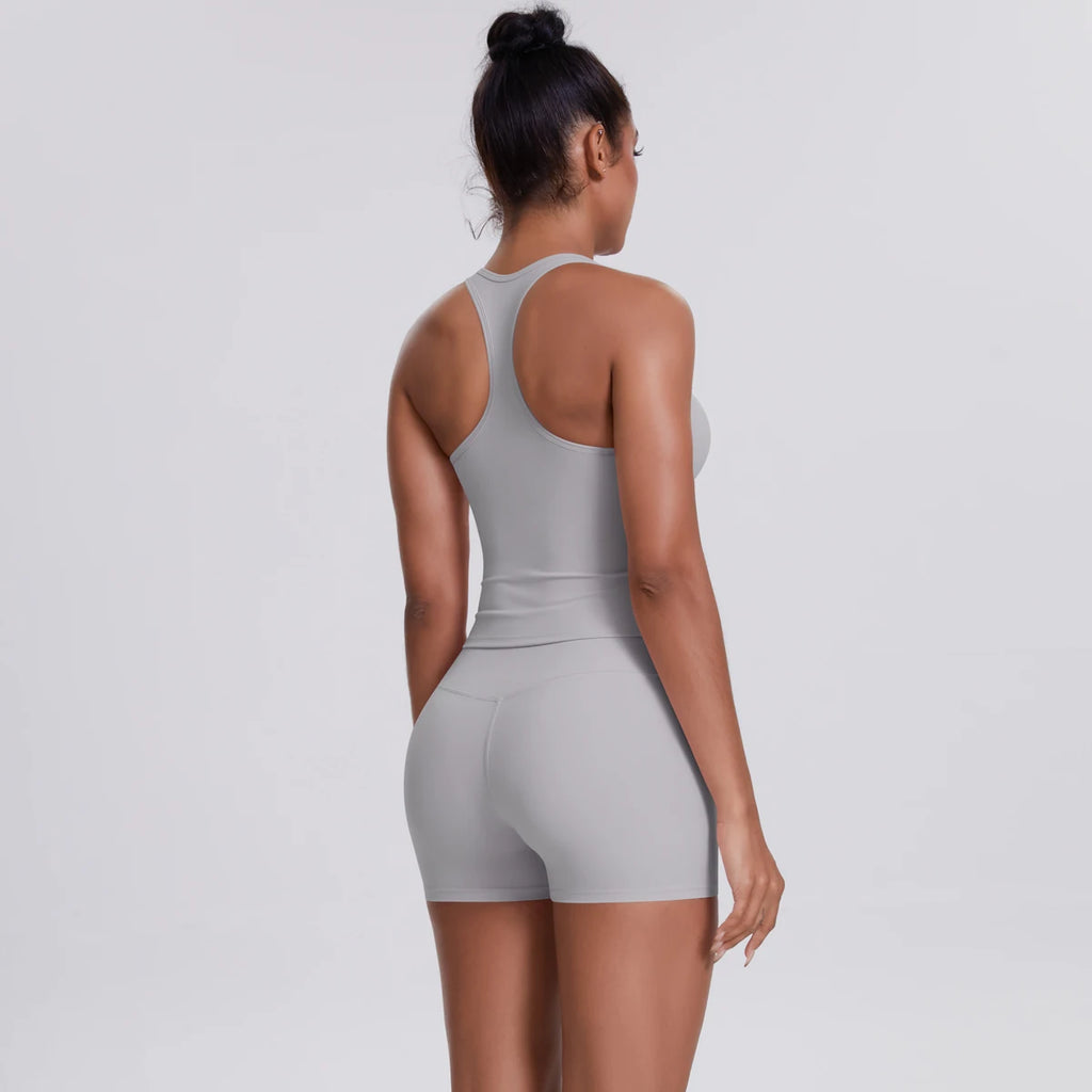 Conjunto Deportivo Mujer 2 Piezas | Sujetador Y Mallas Cintura Alta | Gym Yoga
