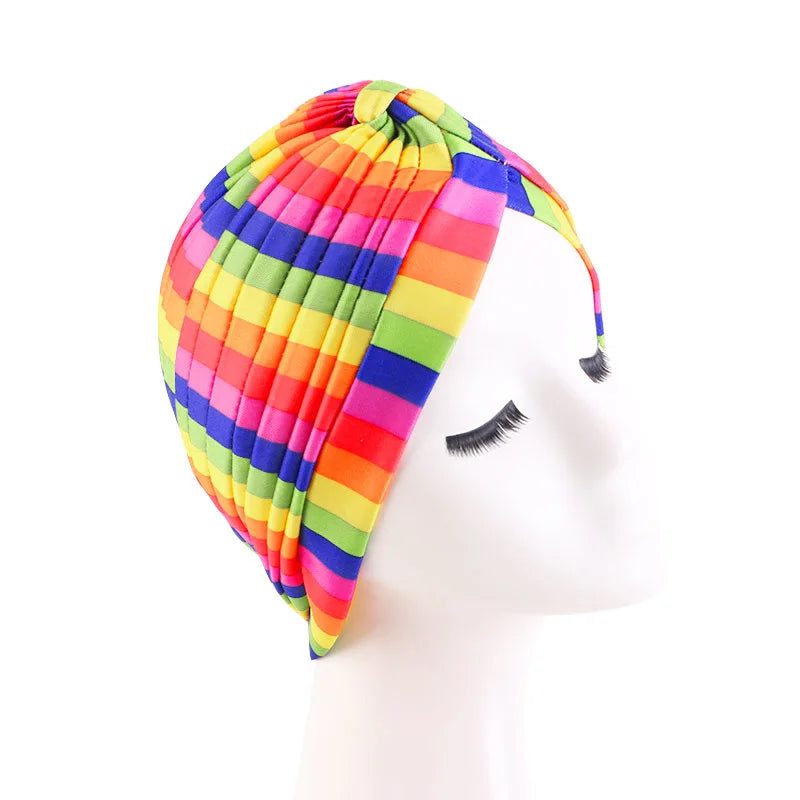 Turbante Hijab musulmán con estampado de volantes para mujer, gorro para envolver la cabeza, Hijab islámico árabe, abaya