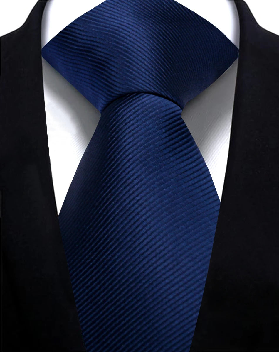 Corbata Lisa De Poliéster Negocios Boda Accesorio De Moda