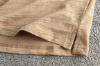 Borde de esquina camiseta básica hombre en TicoTrendy color beige | Algodón 100%.
