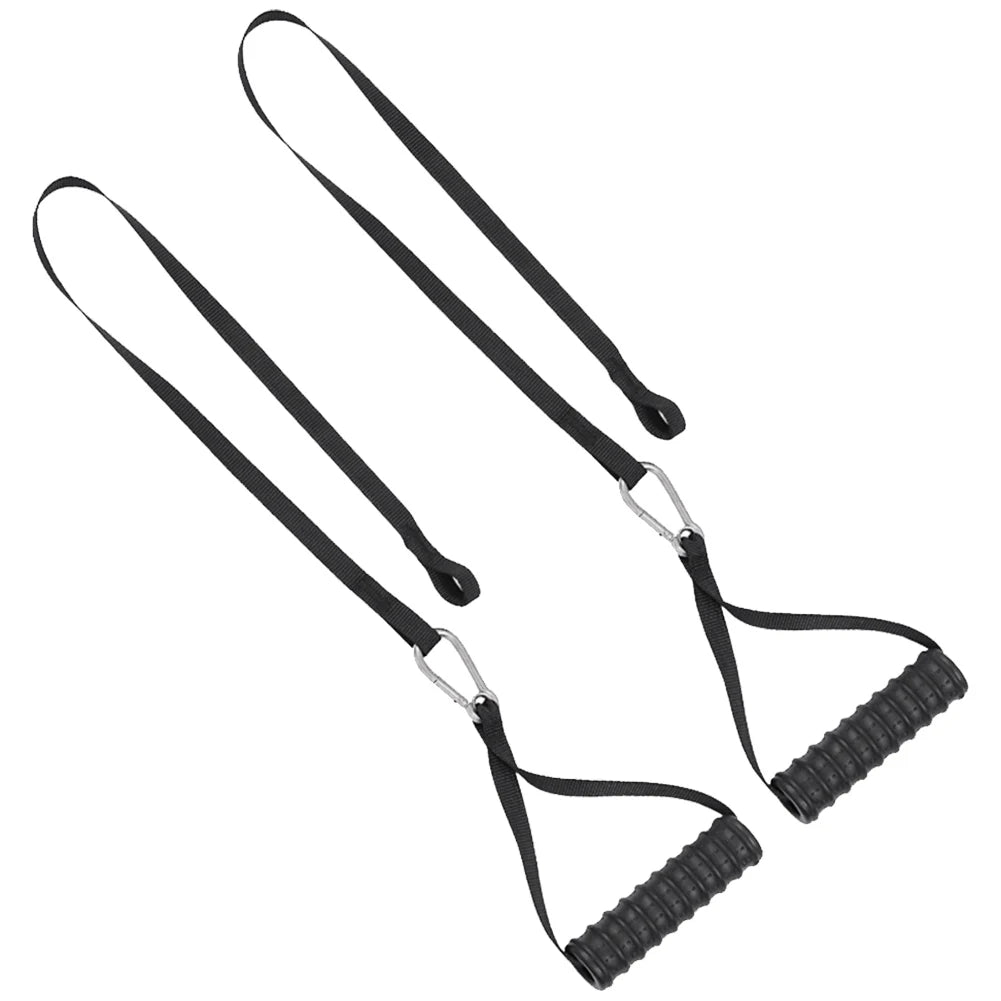 Tricep Rope Straight Bar Cable Machine Triceps Extension Straps for Chest Muscle Workout for Push Downs Crunches Facepulls