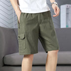 Pantalones Cortos Cargo | Cintura Elástica y Tallas Grandes | Running y Casual | Ticotrendy