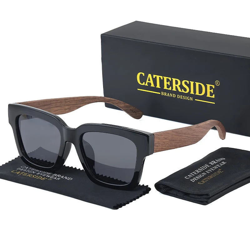 Gafas de Sol de Madera Natural | Lentes Polarizadas UV400 | Estilo Clásico