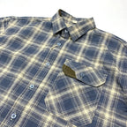 Camisa Cuadros Hombre | Algodón 100% | Estilo Retro Japonés | Manga Corta | Ticotrendy Costa Rica