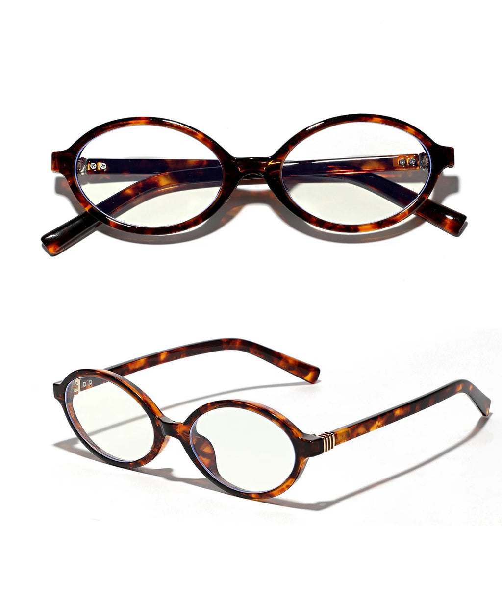 Gafas ARVIN Ovaladas Retro | Montura Pequeña Transparente | Miopía | Mujer