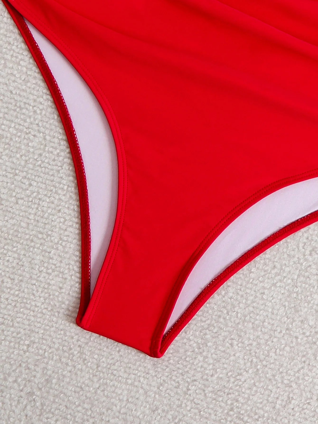 Traje de Baño Sexy de Cuello V y Cintura Alta | Playa