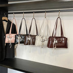 Bolso Hombro Diseño Hebilla Cinturón Lujo | Moda Versátil Tendencia Costa Rica