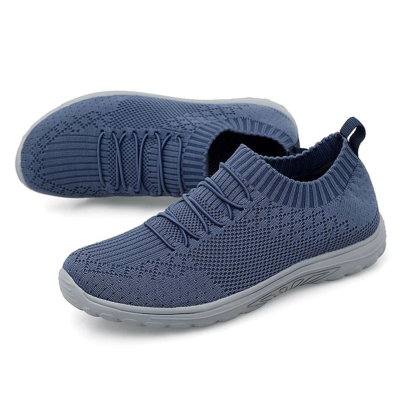 Zapatos Planos Ligeros para Mujer | Tallas 42-43 | Azul, Rosa, Negro, Gris | Verano
